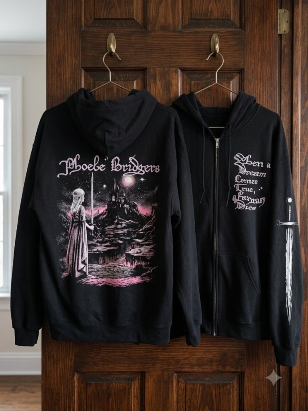 Phoebe Bridgers zip-up hoodie gildan reprint